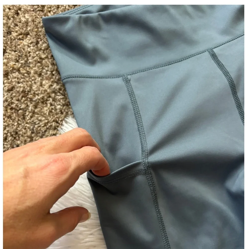 Aeropostale Womens High Waisted Leggings Athleisure Active Pockets Womens Medium
